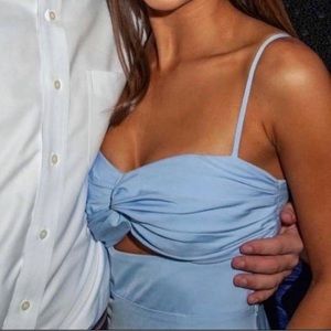 Light blue mini dress superdown